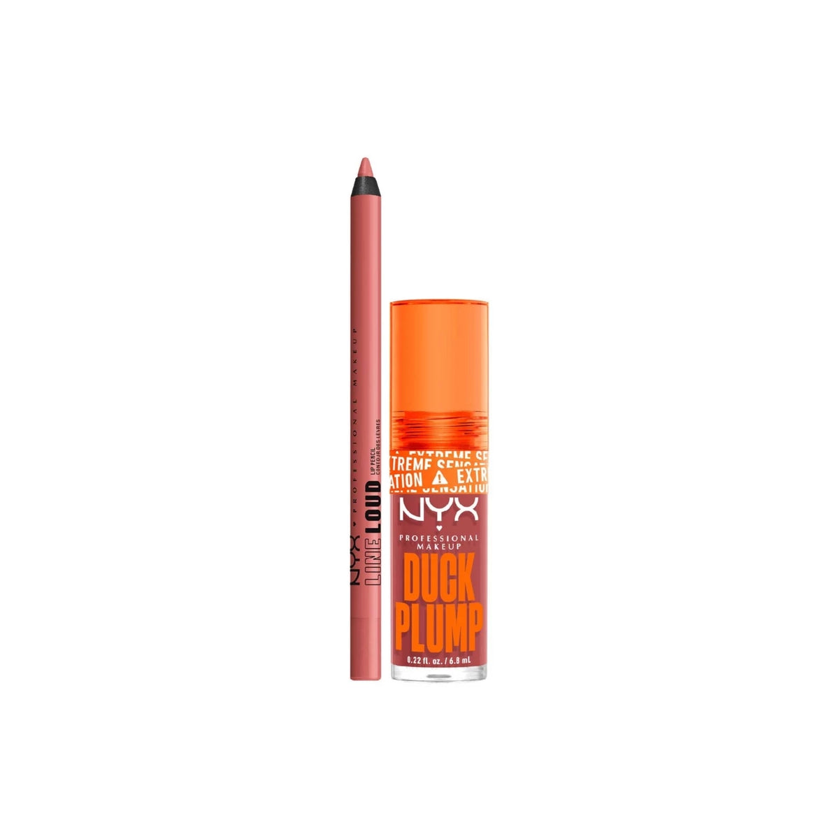 NYX Duck Plump Nude + Line Loud Bundle