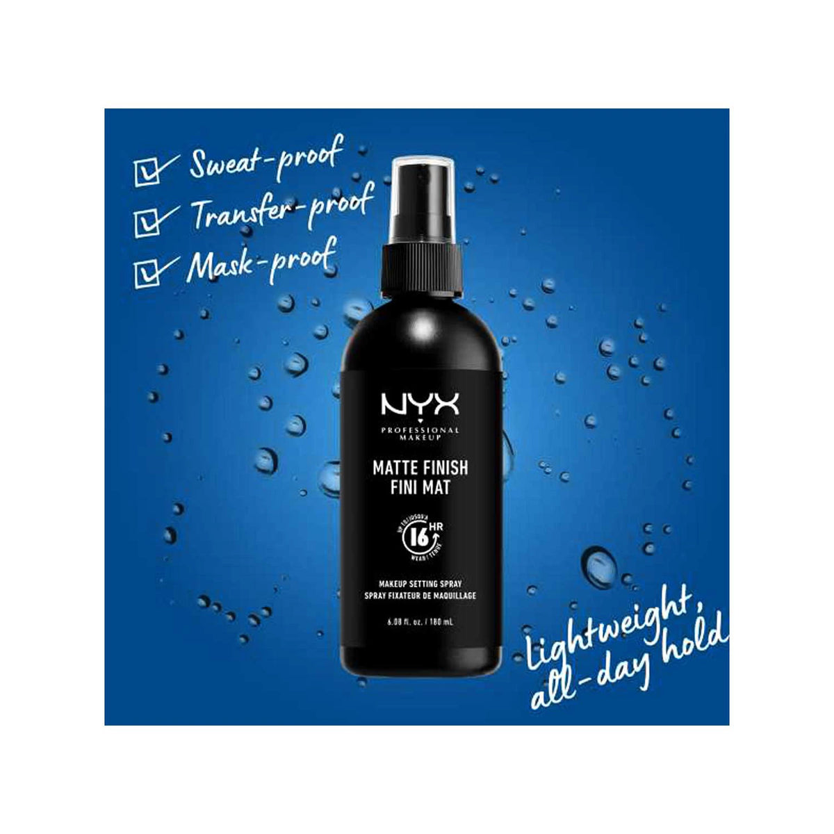 NYX PMU Setting Spray Maxi Matte Finish - 20 g