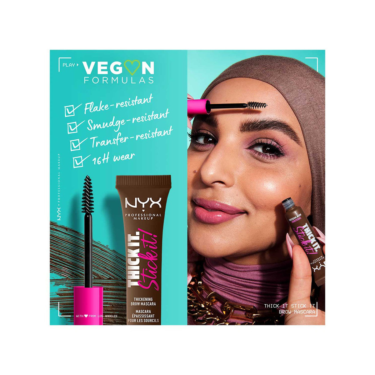 NYX Professional Makeup Thick It. Stick It! Brow Mascara