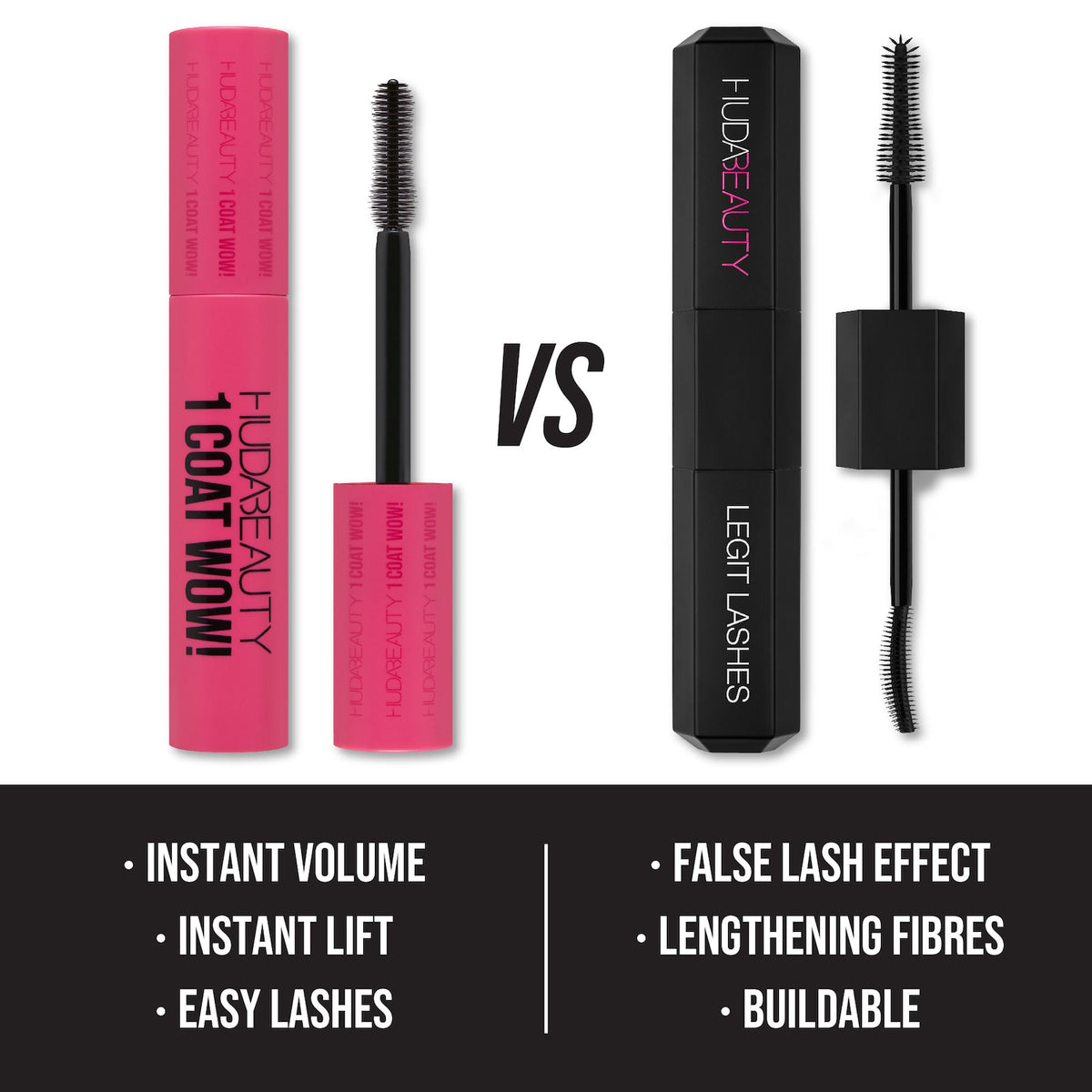 Huda Beauty Mini 1 Coat WOW! Extra Volumizing and Lifting Mascara - 7 ml