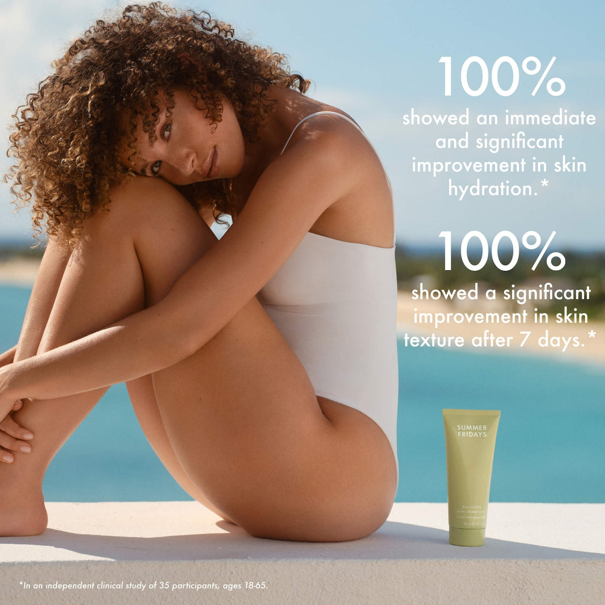 Summer Fridays Body Butter Balm Pistachio Milk - Rich Body Cream with Hyaluronic Acid - 60 ml