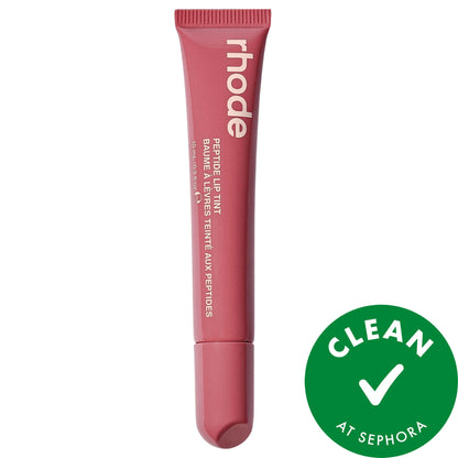 Rhode Peptide Lip Tint Nourishing Glaze - Salty Tan - soft mauve