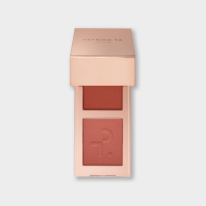 Patrick Ta Mini Major Headlines Double-Take Crème & Powder Blush Duo