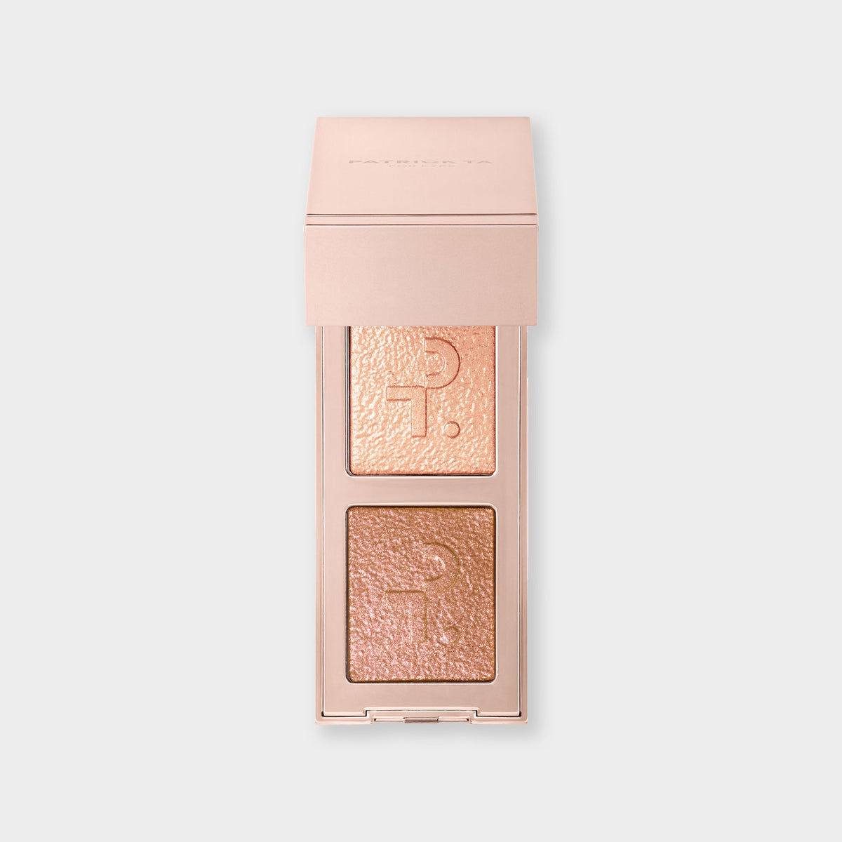 Patrick Ta Beauty Major Dimension Eye Illusion Eyeshadow Duo - Talk To My Team (Rose Gold Sparkles With Duo Chrome Pearl)