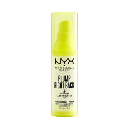 NYX Professional Makeup Primer, Plump Right Back Primer & Serum, Enriched with Hyaluronic Acid, - 30 ml