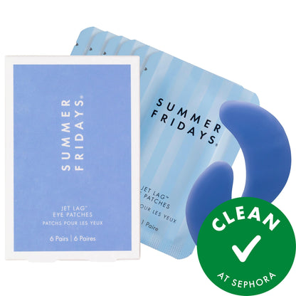 Summer Fridays Jet Lag™ Eye Patches - 6 pares