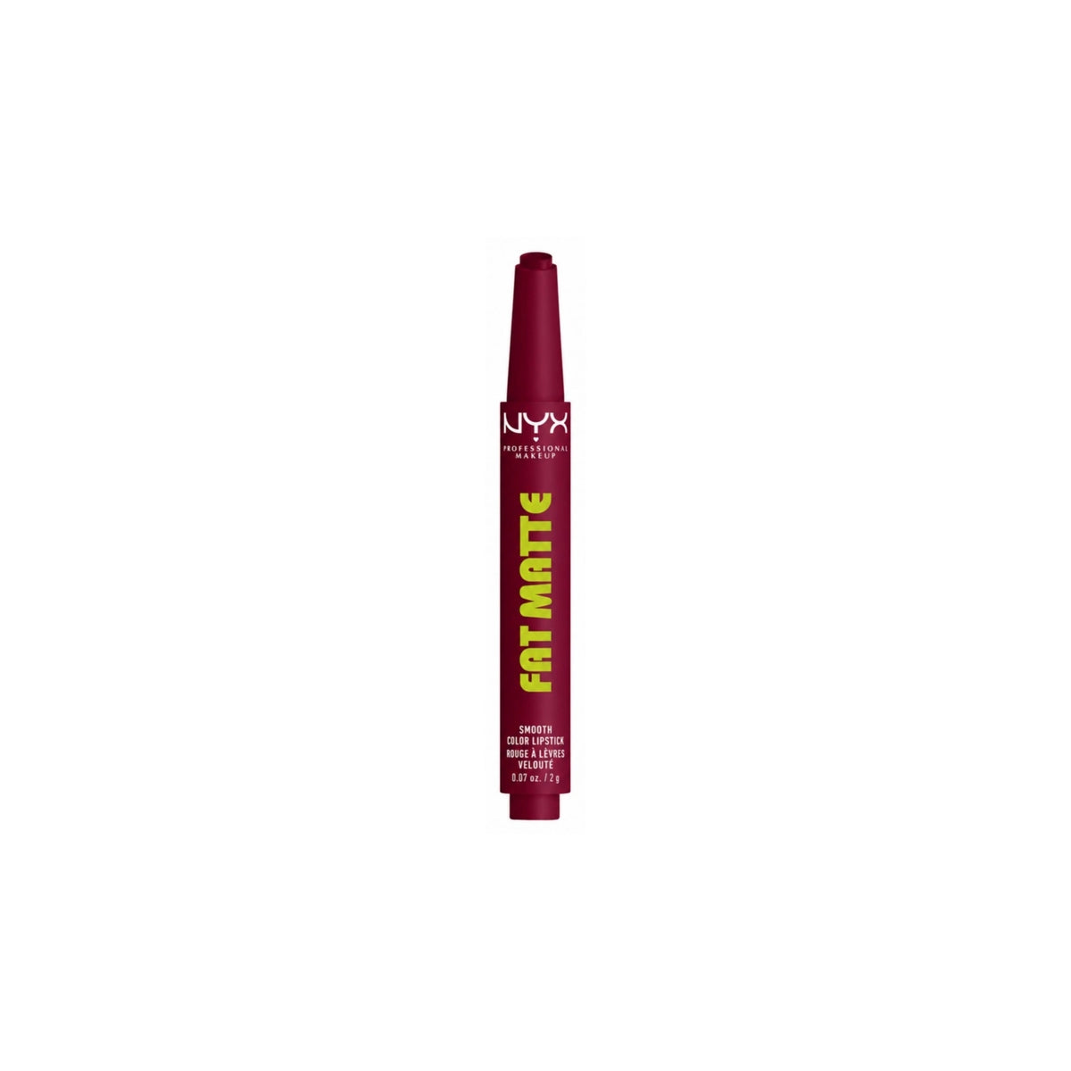 NYX Professional Makeup Fat Matte Smooth Colour Lipstick