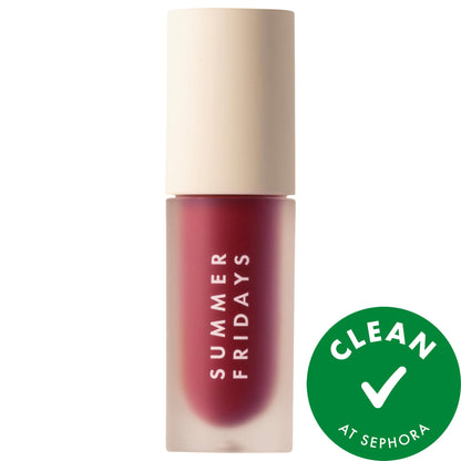 Summer Fridays Dream Lip Oil for Moisturizing Sheer Coverage - Midnight Berry