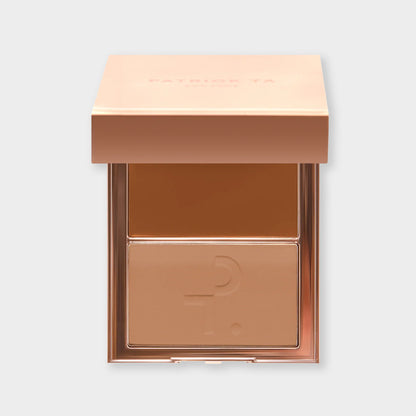 Patrick Ta Major Skin Crème Foundation & Finishing Powder Duo - Tan 1 (Neutral to Golden)