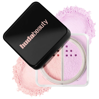 Huda Beauty Easy Bake Loose Powder Brightening + Correcting Duo - Cherry Lilac