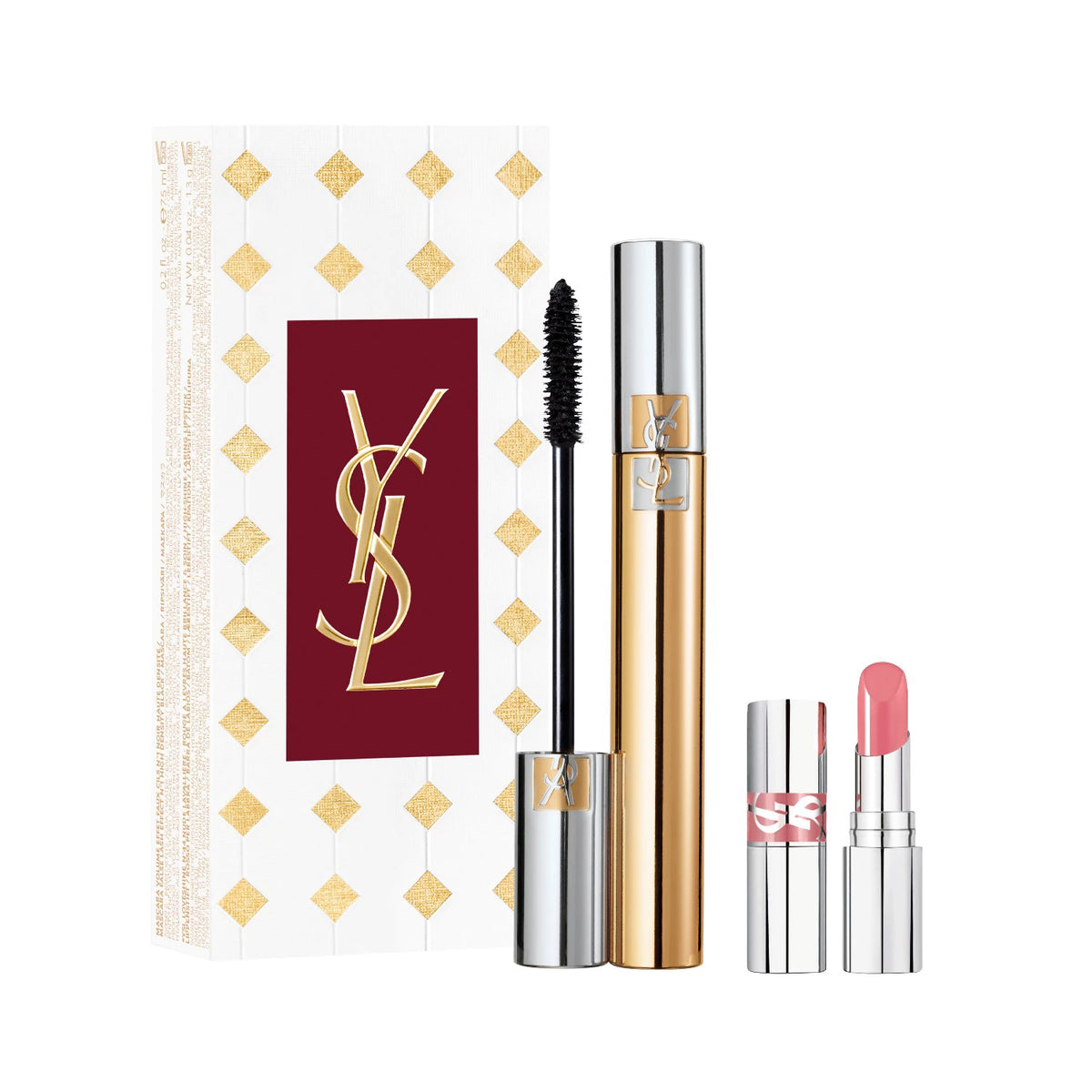 YSL Mascara Volume Effect Faux Cils + Mini YSL Loveshine 44 Set - 7 ml