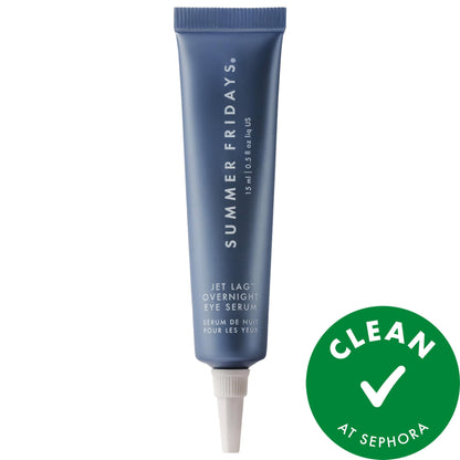 Summer Fridays Jet Lag Overnight Eye Serum for Fine Lines & Wrinkles with Gentle Retinol Blend - 15 ml