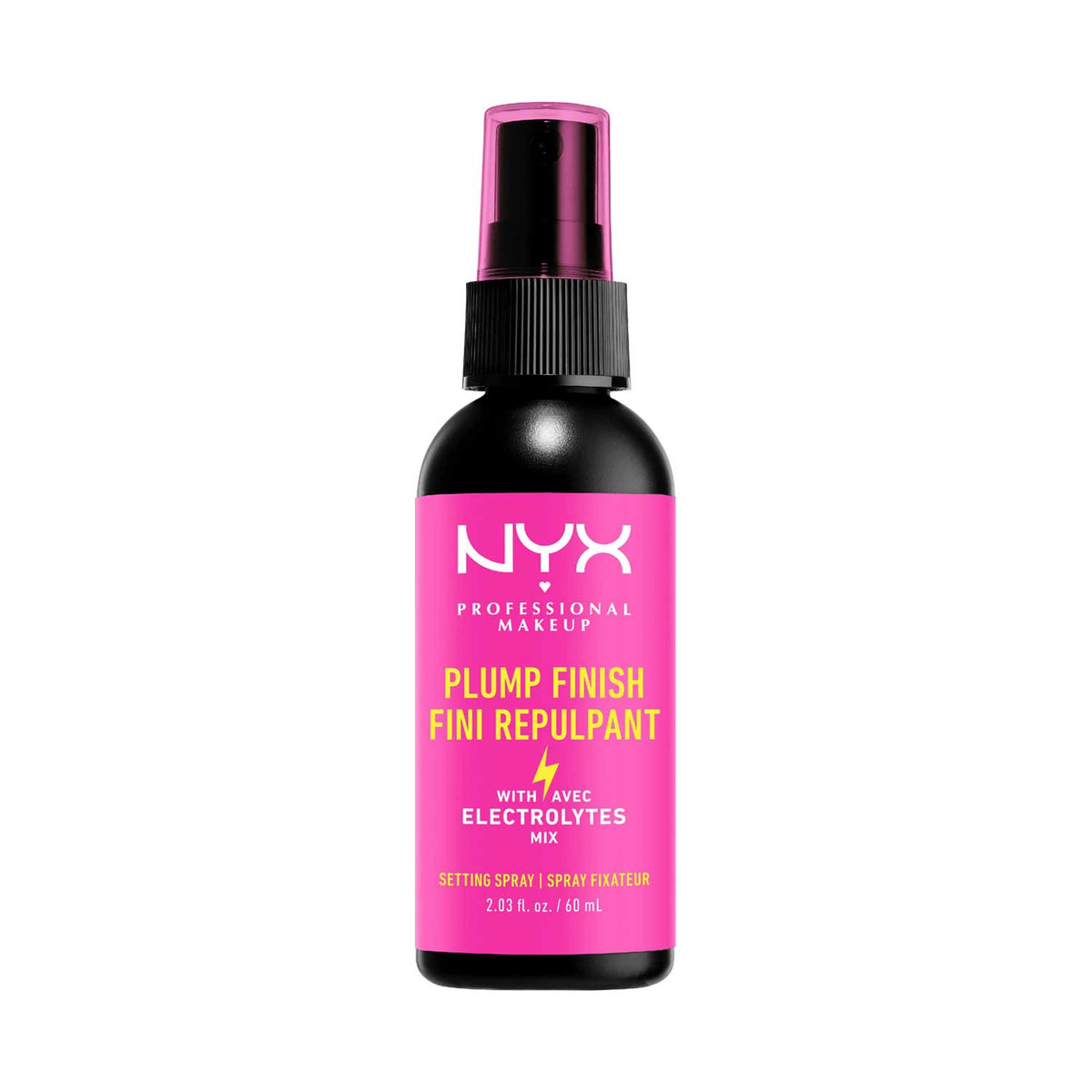 NYX Professional Makeup Setting Spray, Pump Right Back Setting Spray, Up to 24 Hour Hydration, - 60 ml