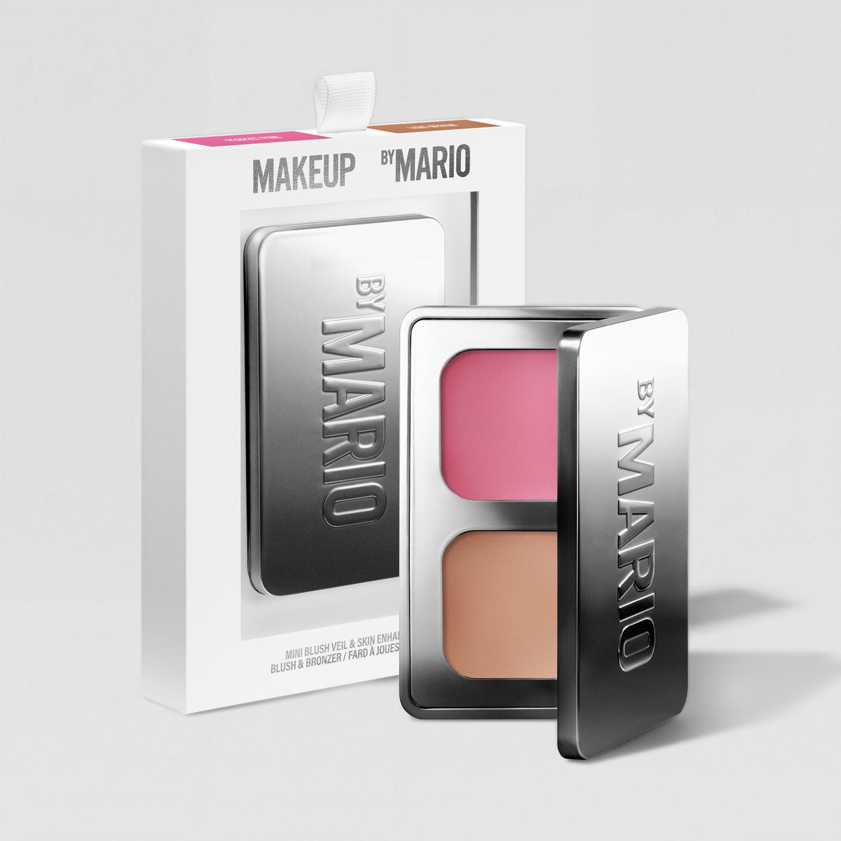 MAKEUP BY MARIO Mini Blush Veil & Skin Enhancer Duo™ - Light Medium + Perfect Pink