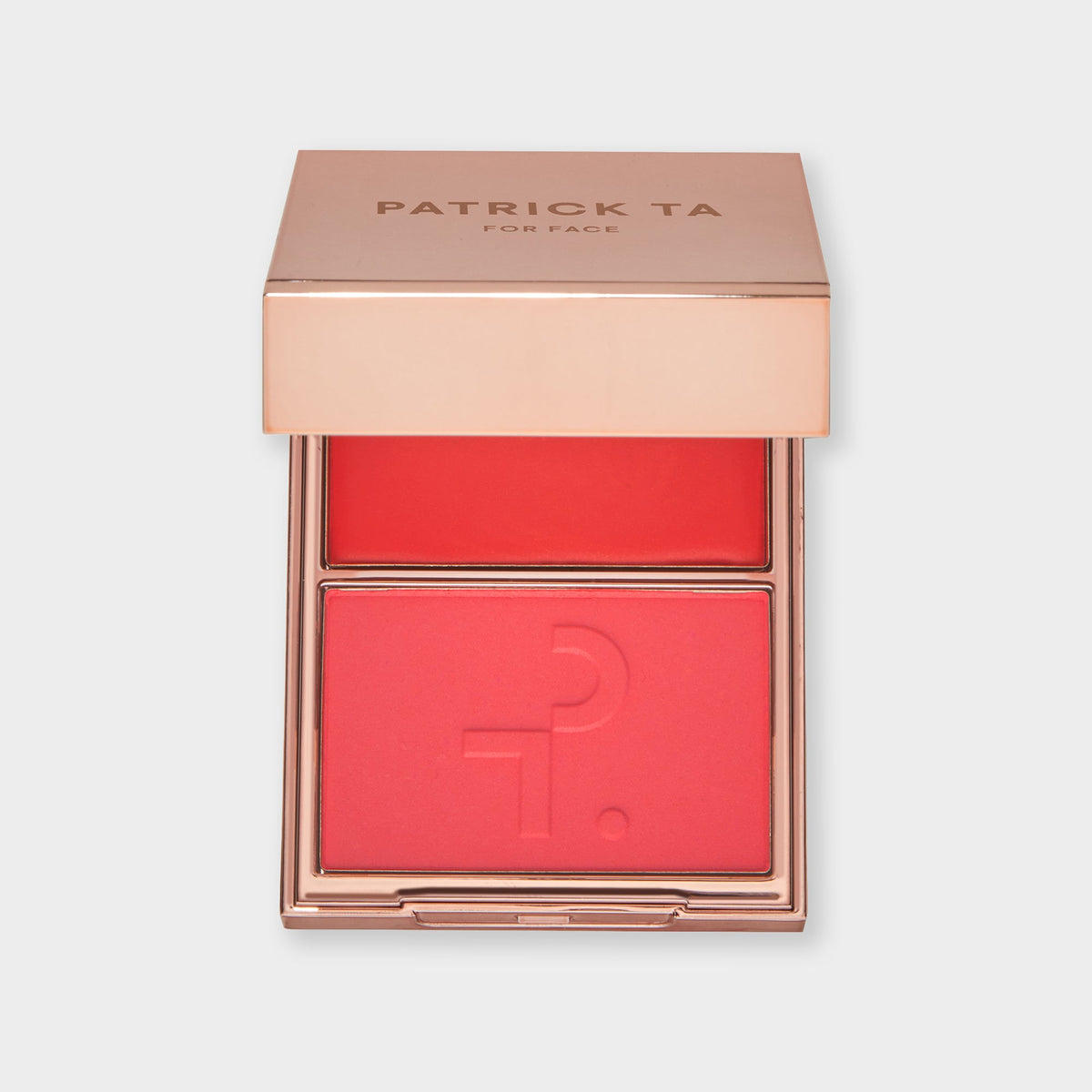 Patrick Ta Major Headlines Double-Take Crème & Powder Blush Duo - She's Vibrant (Bright Pinky Coral)