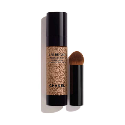 CHANEL LES BEIGES WATER-FRESH COMPLEXION TOUCH WATER-FRESH COMPLEXION TOUCH WITH MICRO-DROPLET PIGMENTS. EVEN – ILLUMINATE – HYDRATE. NATURAL AND BUILDABLE HEALTHY-LOOKING GLOW.