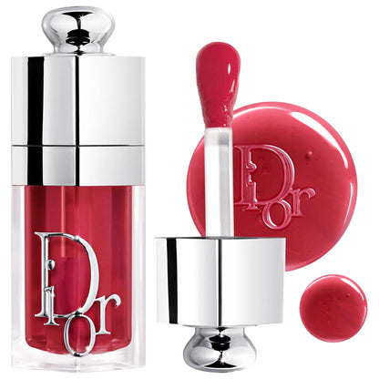 DIOR Lip Glow Oil Hydrating High-Shine Gloss - 046 Cranberry