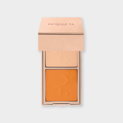 Patrick Ta Beauty Transition Blurring Blush Duo - All Or Nothing (Tangerine)