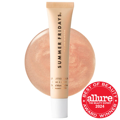 Summer Fridays Lip Butter Balm Treatment for Hydration + Nourishing Shine - Toasted Marshmallow