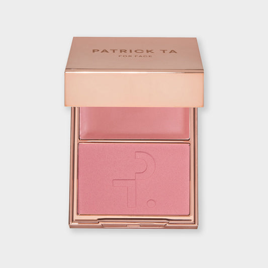Patrick Ta Major Headlines Double-Take Crème & Powder Blush Duo - Out Of Office (Cool Pink)