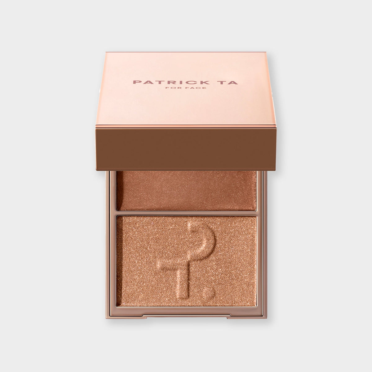 Patrick Ta Major Glow Crème & Powder Light Reflecting Translucent Highlighter Duo - Honey