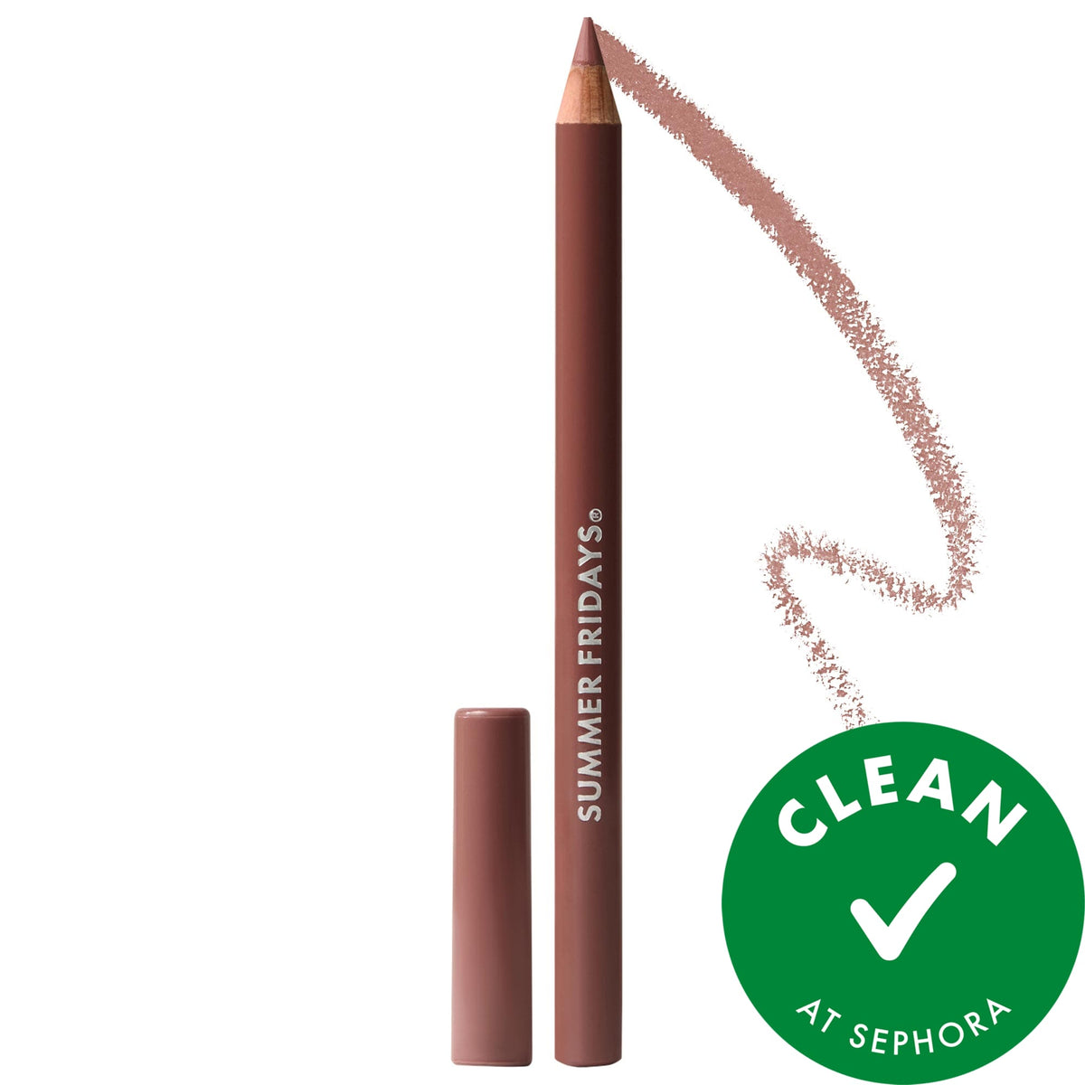 Summer Fridays SoftLine Lip Liner Creamy Sculpting Lip Pencil - Cinnamon - warm clay