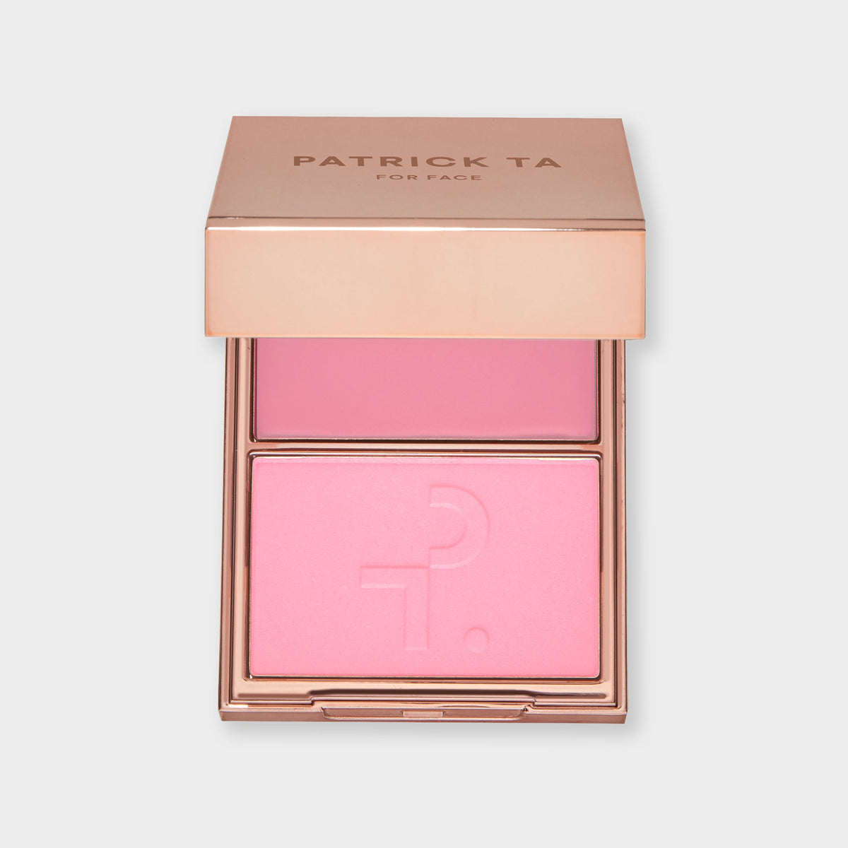 Patrick Ta Major Headlines Double-Take Crème & Powder Blush Duo - Just Enough (Soft Blue Pink)
