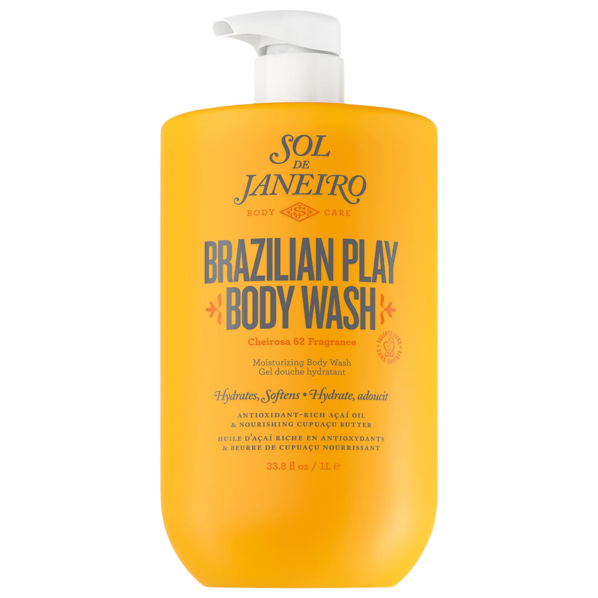 Sol de Janeiro Brazilian Play Moisturizing Shower Cream-Gel - 1 l