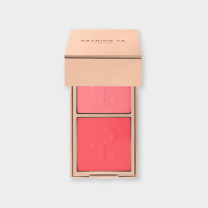 Patrick Ta Beauty Transition Blurring Blush Duo - Quite Confident (Vibrant Coral)