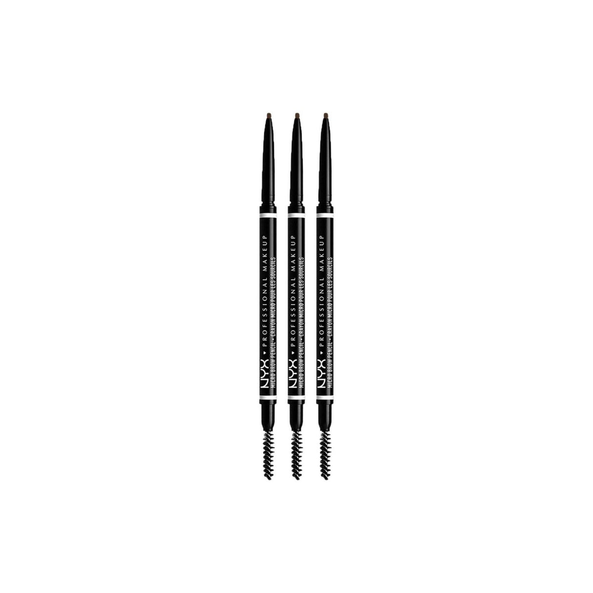 NYX Professional Makeup Micro Brow Pencil Brunette - 3 Pencils