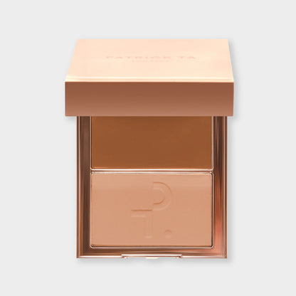 Patrick Ta Major Skin Crème Foundation & Finishing Powder Duo - Medium 4 (Golden Warm)