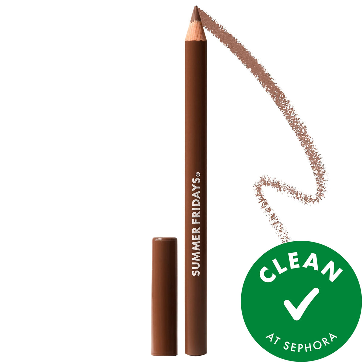 Summer Fridays SoftLine Lip Liner Creamy Sculpting Lip Pencil - Brownie - neutral brown