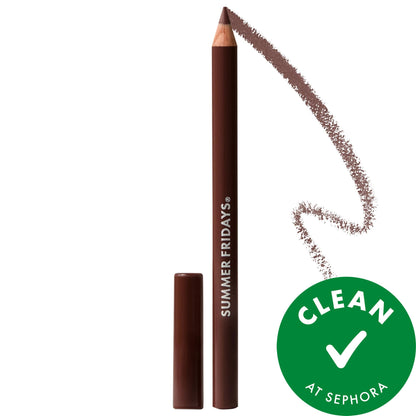 Summer Fridays SoftLine Lip Liner Creamy Sculpting Lip Pencil - Espresso - deep neutral brown