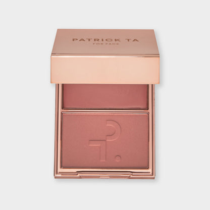 Patrick Ta Major Headlines Double-Take Crème & Powder Blush Duo - She's Seductive (Warm Rosey Beige)