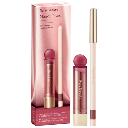 Rare Beauty by Selena Gomez Mauve Faves Lip Duo Makeup Gift Set - SKU-3014602