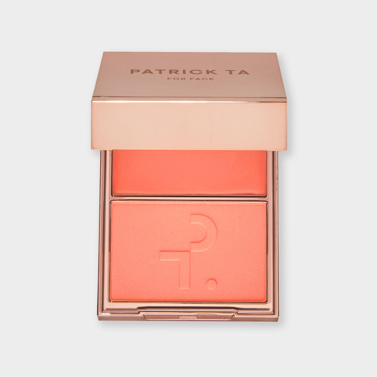 Patrick Ta Major Headlines Double-Take Crème & Powder Blush Duo - She's The Moment (Golden Peach)