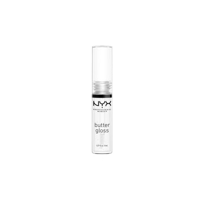 NYX Professional Makeup Lip Gloss, Butter Gloss, Non-sticky formula, Shade Clear, - 8 ml