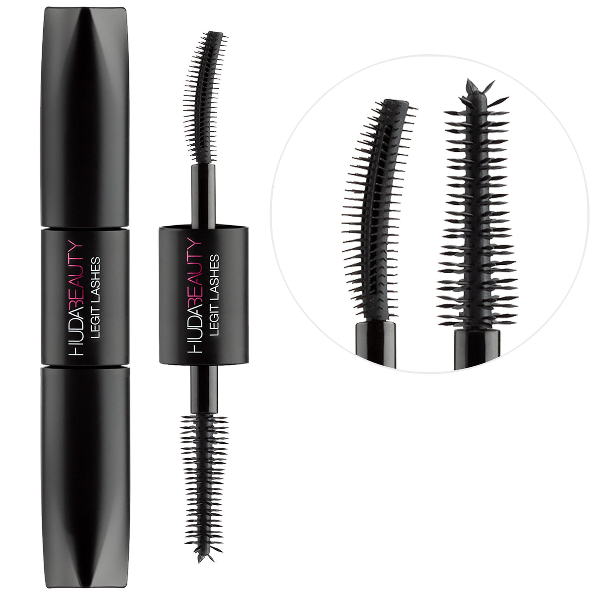 Huda Beauty Mini LEGIT LASHES Double-Ended Volumizing and Lengthening Mascara - 3,5 ml