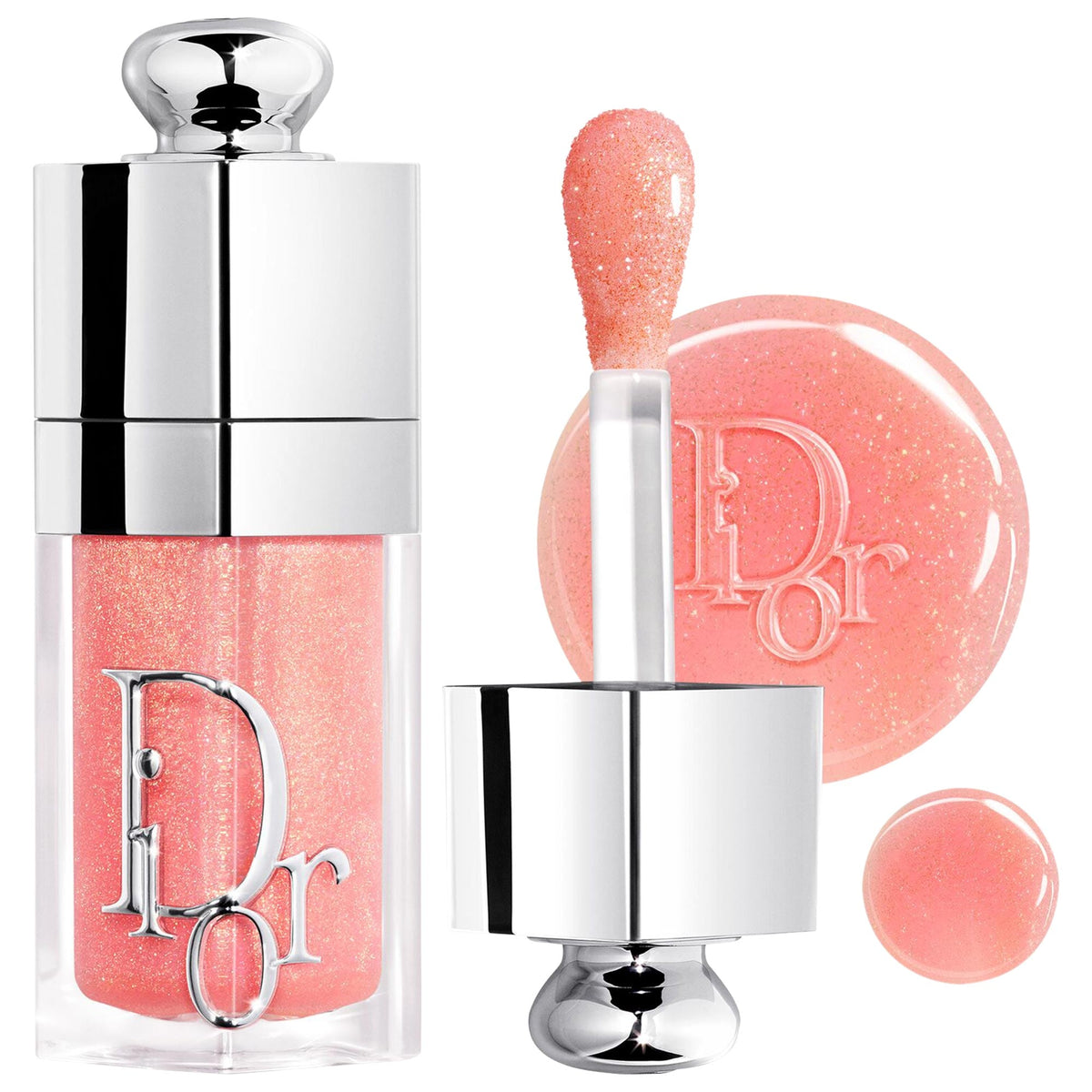 DIOR Lip Glow Oil Hydrating High-Shine Gloss - 077 Rosy Candy