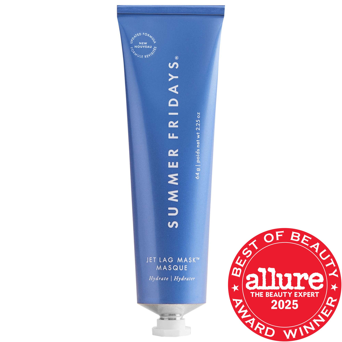 Summer Fridays Jet Lag Mask + Moisturizer Deep Hydration Treatment with Ceramides - 64 g