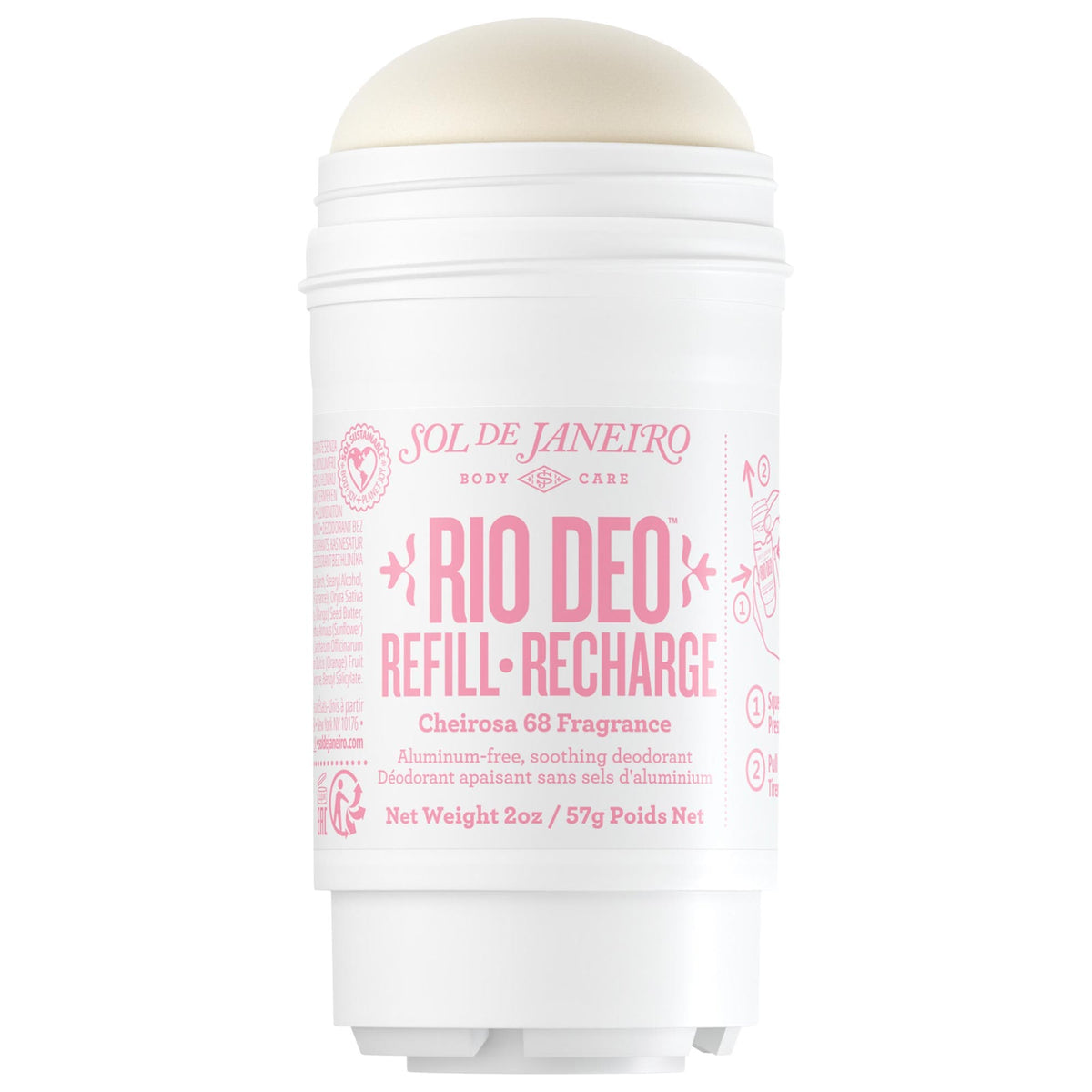 Sol de Janeiro Rio Deo Aluminum-Free Deodorant Cheirosa 68 - 57 g - $16.00