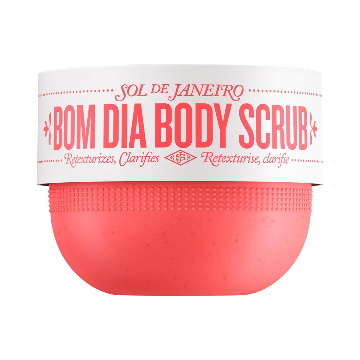 Sol de Janeiro Bom Dia Body Scrub 10% AHA BHA Resurfacing Complex + Crushed Maracujá Seeds - 220 g