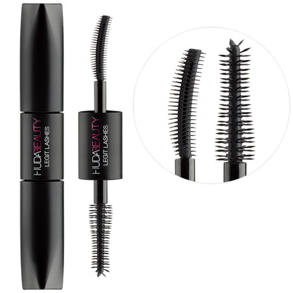 Huda Beauty LEGIT LASHES Double-Ended Volumizing and Lengthening Mascara - 3,5 ml