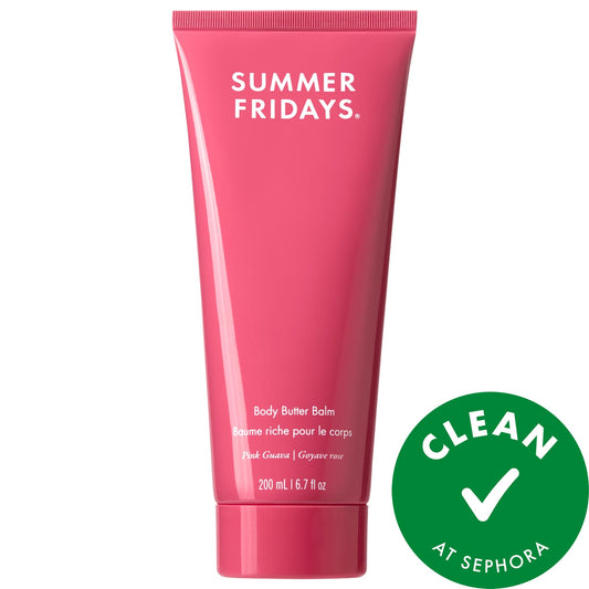 Summer Fridays Body Butter Balm Pink Guava - Rich Body Cream with Hyaluronic Acid - 200 ml