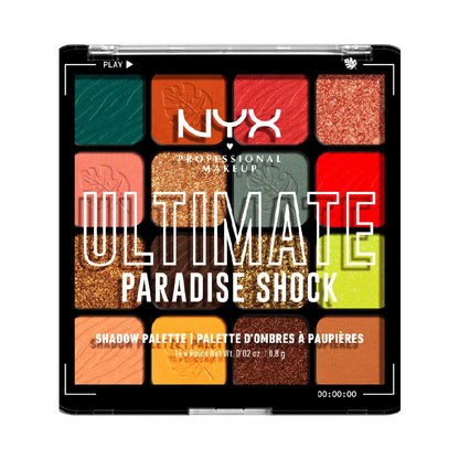 NYX Professional Makeup Ultimate Shadow Palette Vegan - Paradise Shock - 75 ml