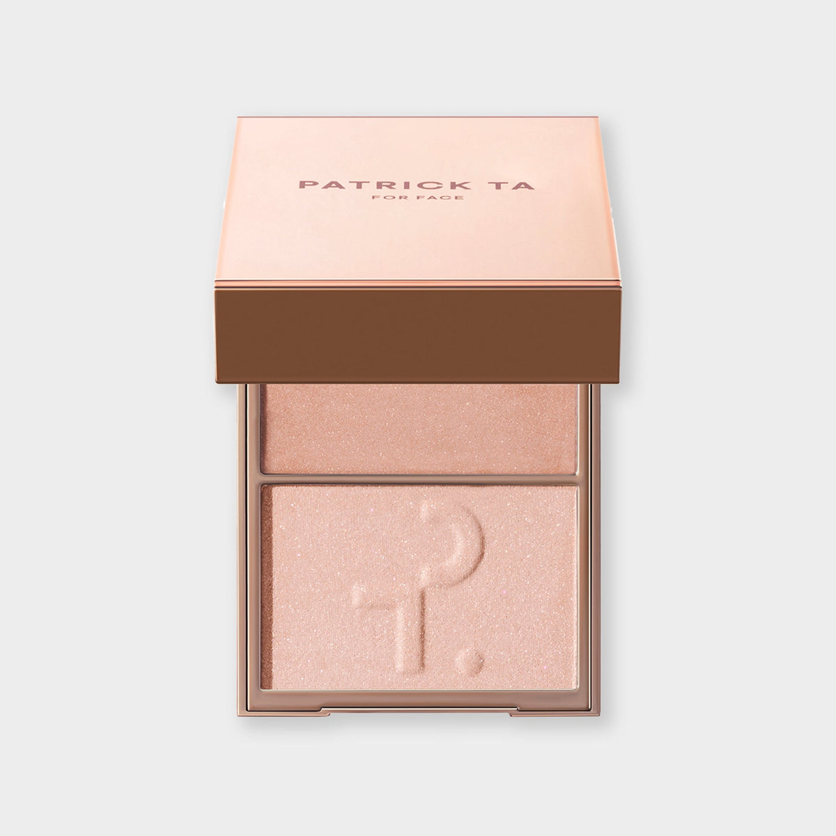 Patrick Ta Major Glow Crème & Powder Light Reflecting Translucent Highlighter Duo - Sugar