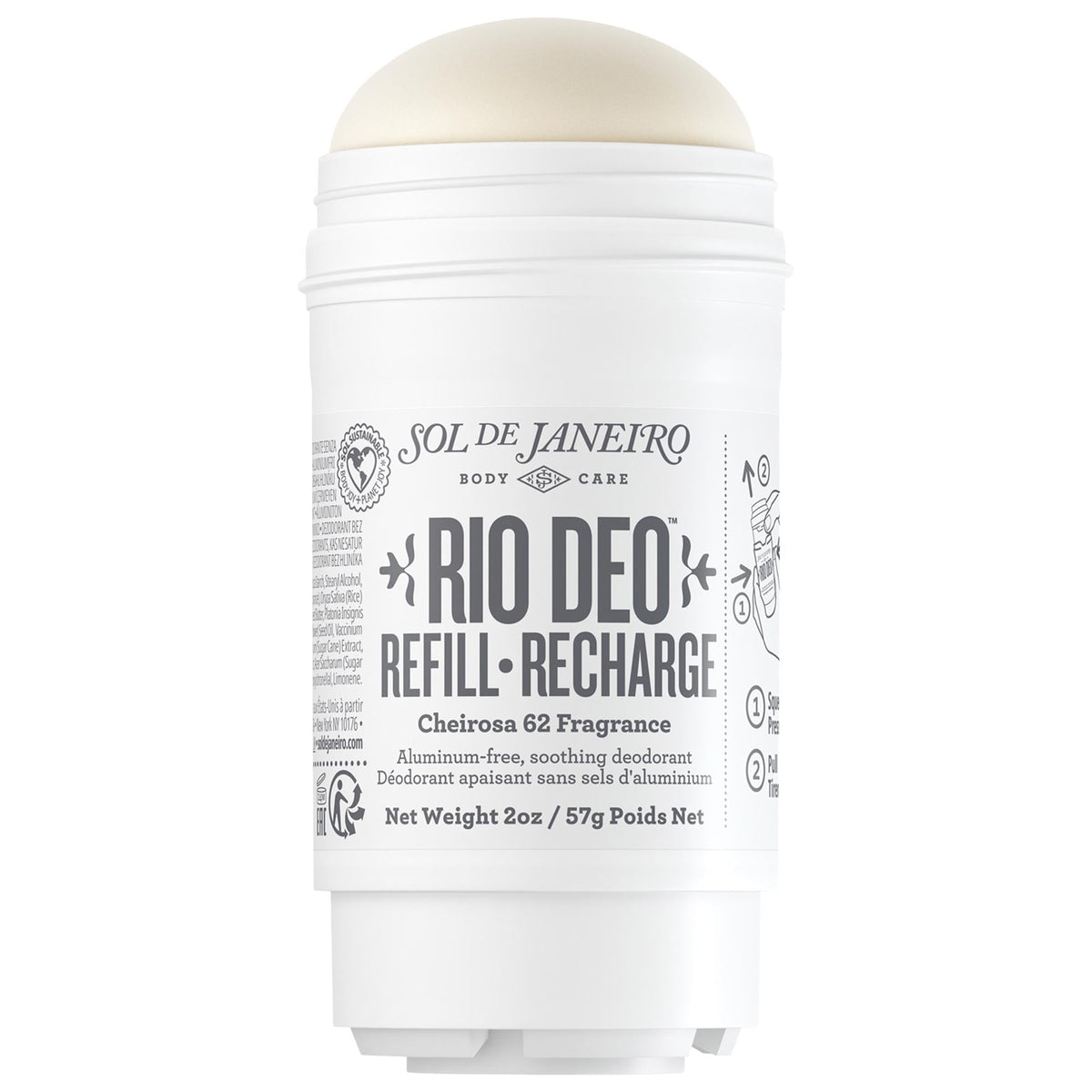 Sol de Janeiro Rio Deo Aluminum-Free Refillable Deodorant Cheirosa '62 - 57 g - $16.00