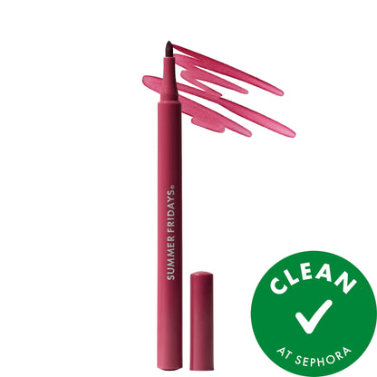 Summer Fridays Flushed Lip Stain 12HR Long-Lasting Lip Tint