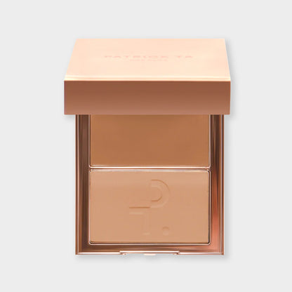 Patrick Ta Major Skin Crème Foundation & Finishing Powder Duo - Light Medium 3 (Cool Rose)