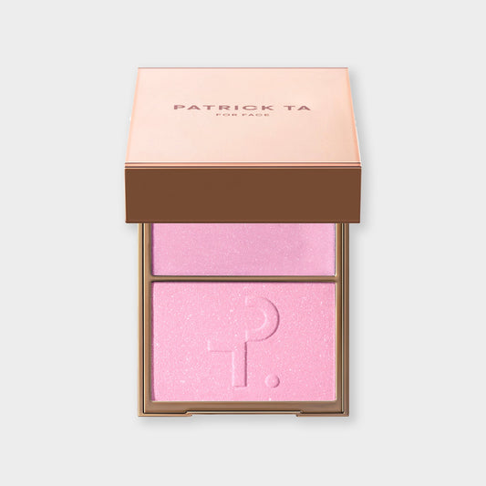 Patrick Ta Major Glow Crème & Powder Light Reflecting Translucent Highlighter Duo - Baby